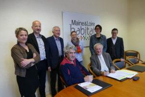 Image de l'article Signature d’une convention de partenariat entre l’ADMR et Maine-et-Loire Habitat